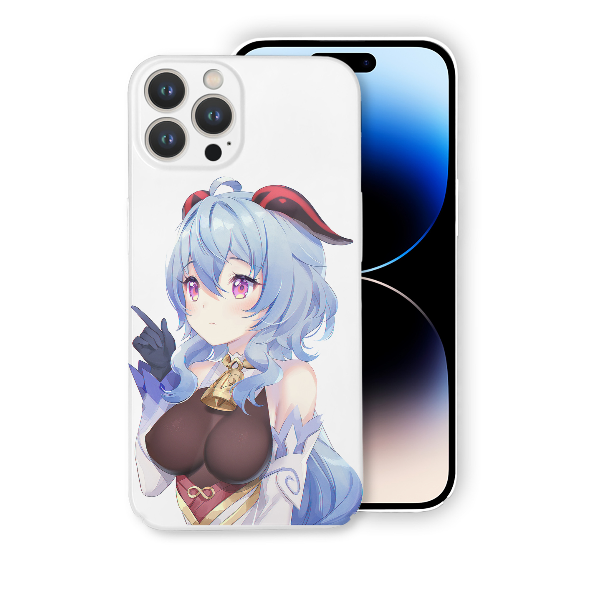 げんし神 甘雨 かんう genshin Ganyu 【iPhone 14シリーズ対応】ハードケース